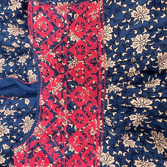 J Crew Belted Tunic block print dress Size XS - Picture 7 of 10